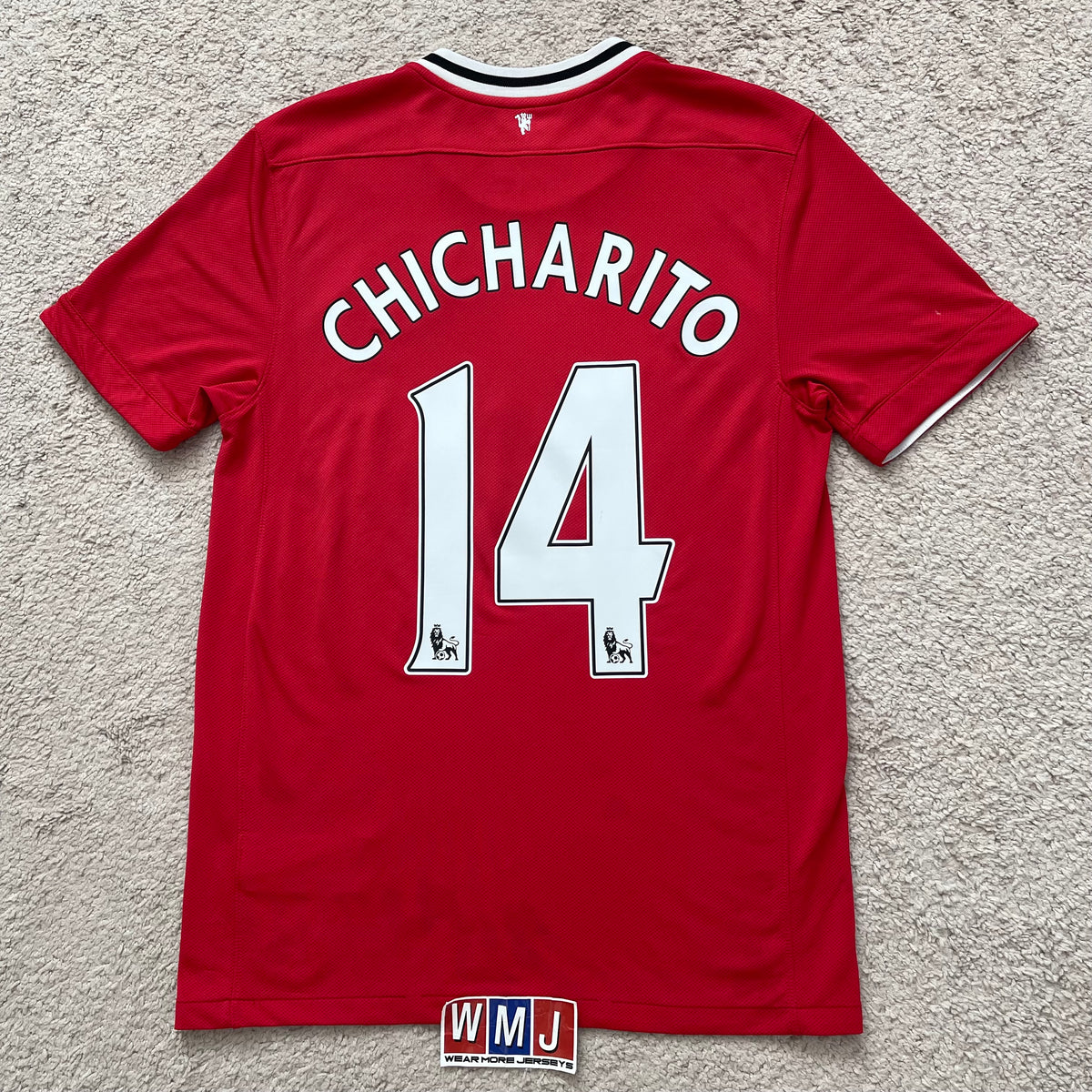 Manchester United 2011/12 home x Chicharito Hernandez #14 (M)
