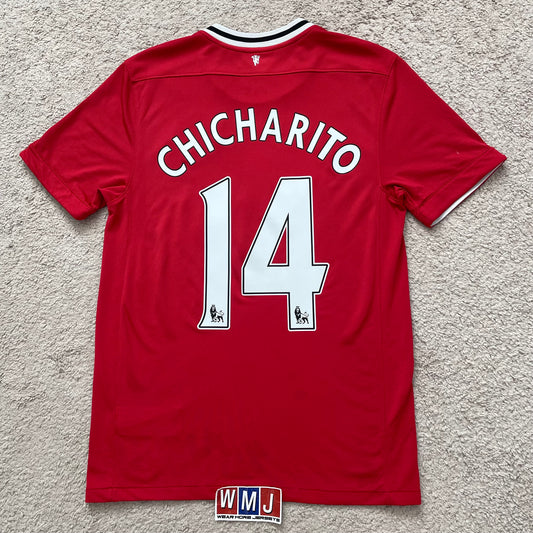 Manchester United 2011/12 home x Chicharito Hernandez #14 (M)