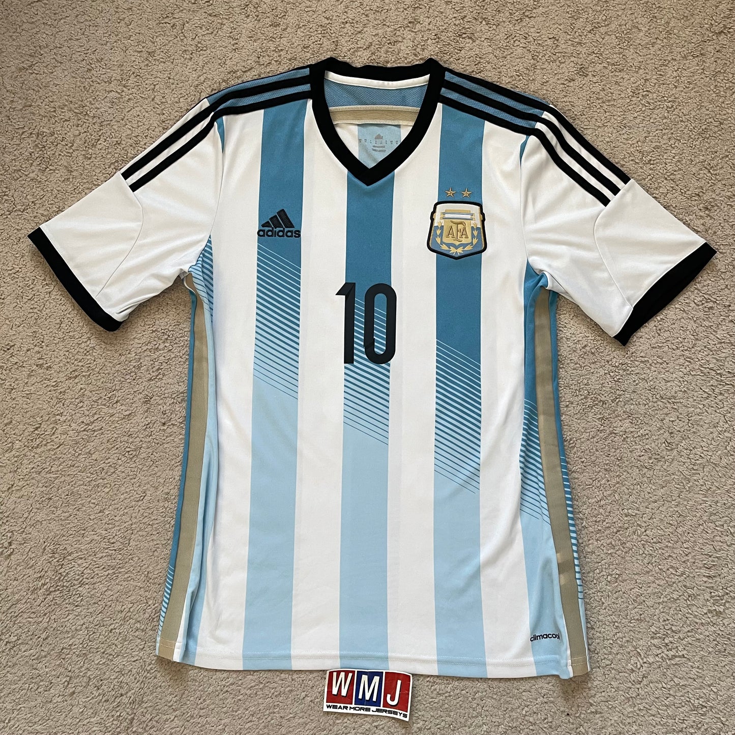 Argentina 2014 World Cup home x Messi #10 (M)