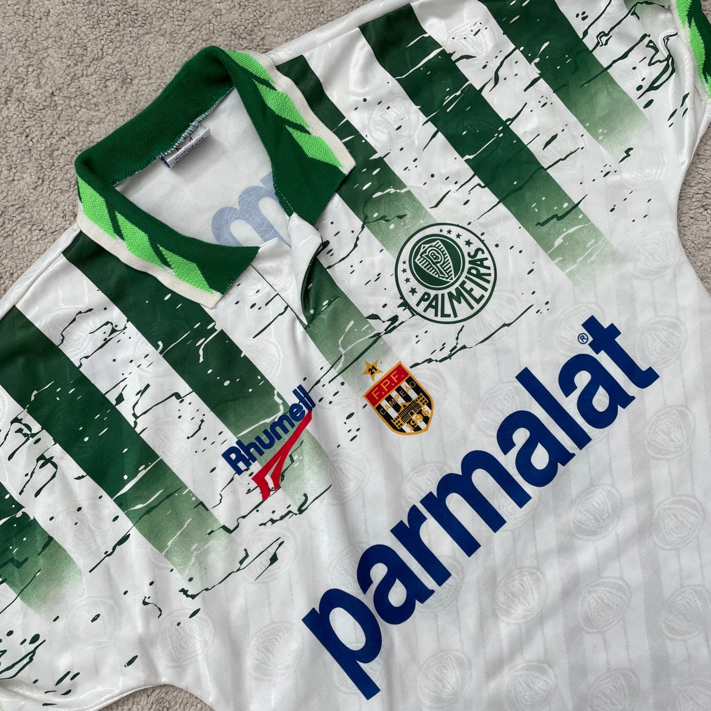 Palmeiras 1996 away x Djalminha #10 (S, runs BIG. Fits like a M, check measurements)