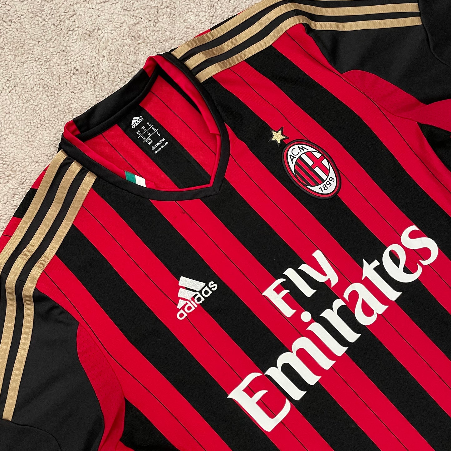 AC Milan 2013/14 home x Mario Balotelli #45 (M)