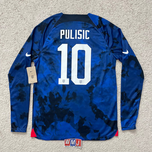 USA 2022 World Cup away LONG SLEEVES x Christian Pulisic #10 (M) *BRAND NEW WITH TAGS