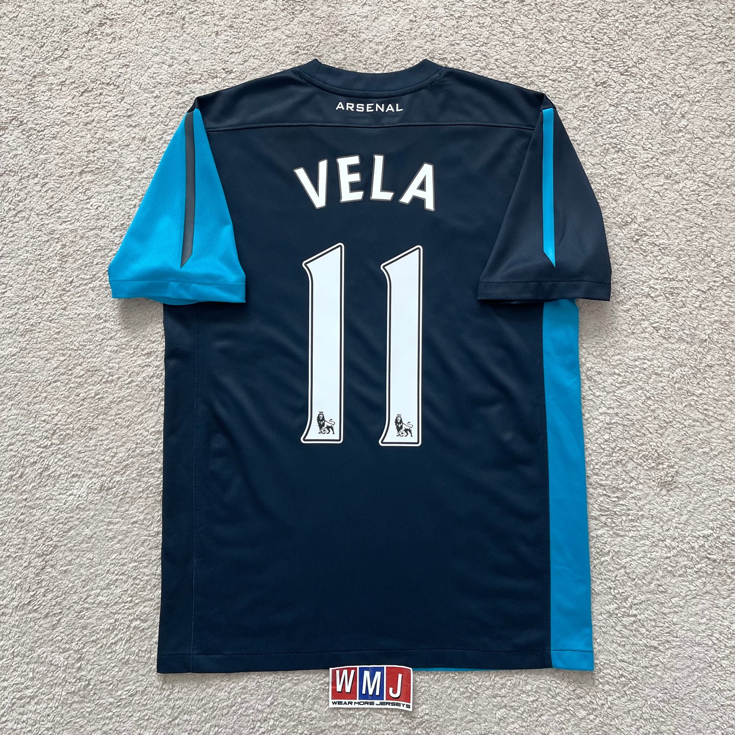 Arsenal 2011/12 away 125th Anniversary x Carlos Vela #11 (M)