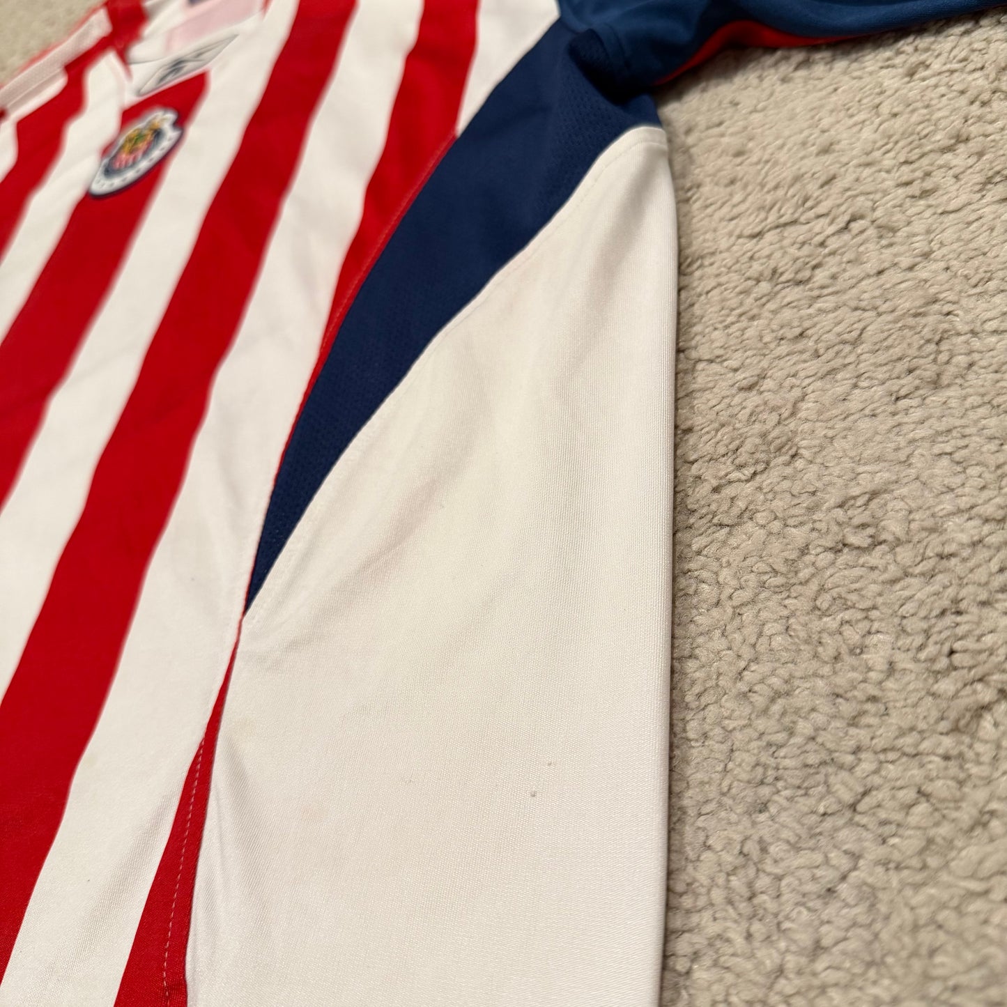 Chivas de Guadalajara 2005/06 home LONG SEEVES  x Bofo Bautista #100 (XXL)
