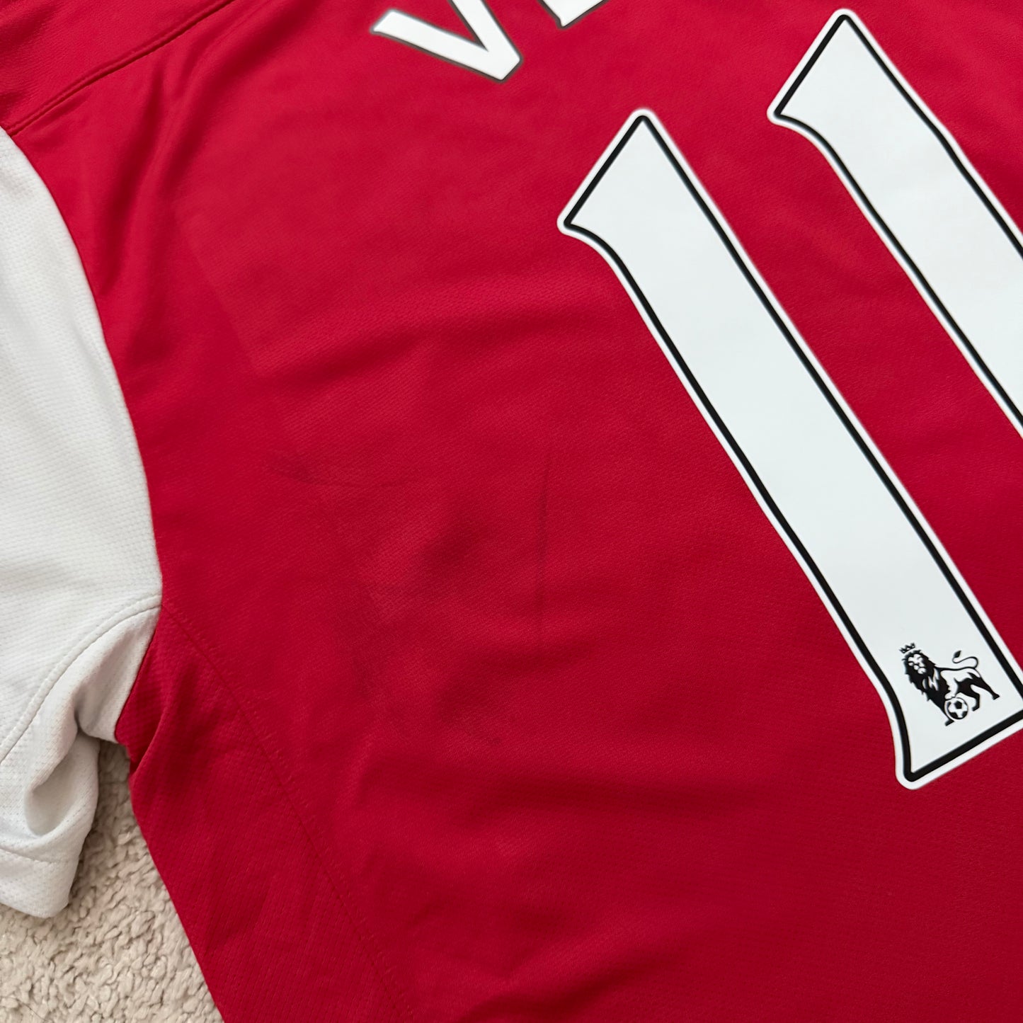 Arsenal 2011/12 home 125th Anniversary x Carlos Vela #11 (XL)
