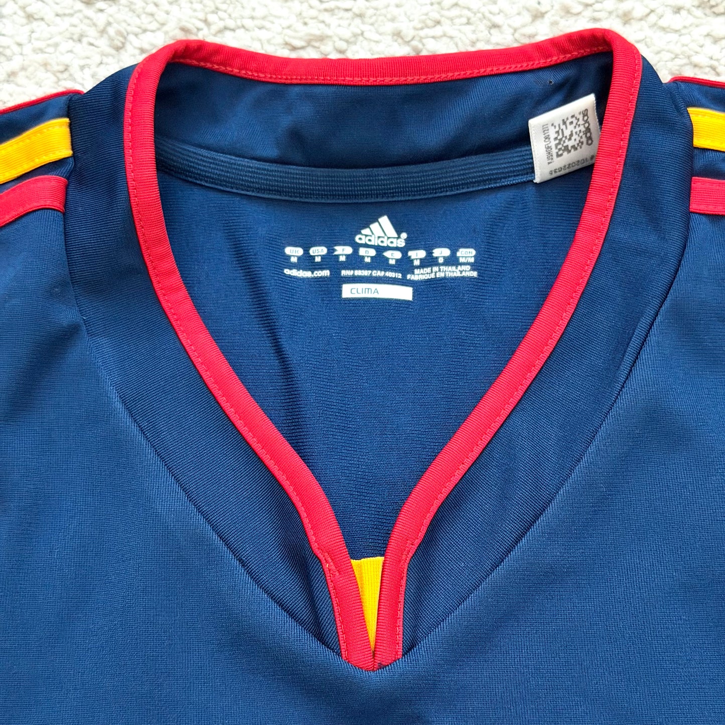 Spain 2010 World Cup away x Andres Iniesta #6 (M)