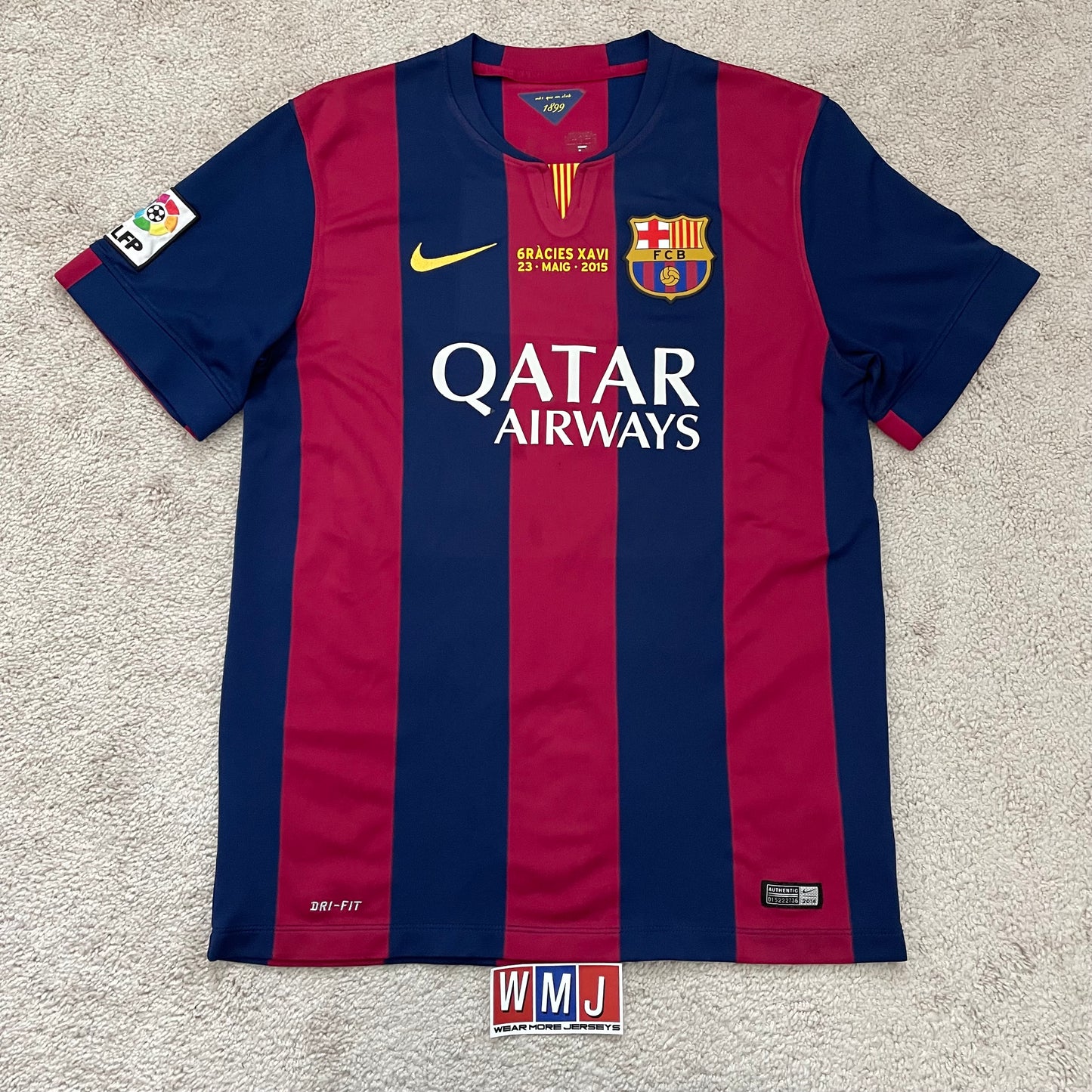 Barcelona 2014/15 home x Xavi FAREWELL EDITION #6 (L)