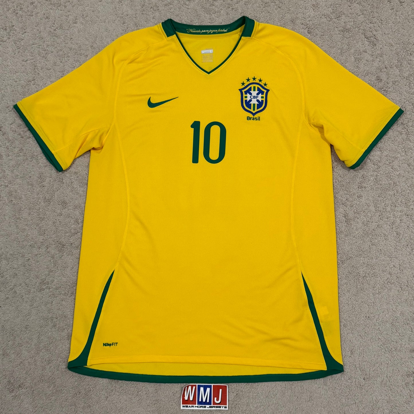 Brazil 2008/2009/2010 home x Ronaldinho #10 (L)