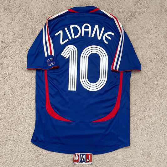 France 2006 World Cup home x Zinedine Zidane #10 (M)