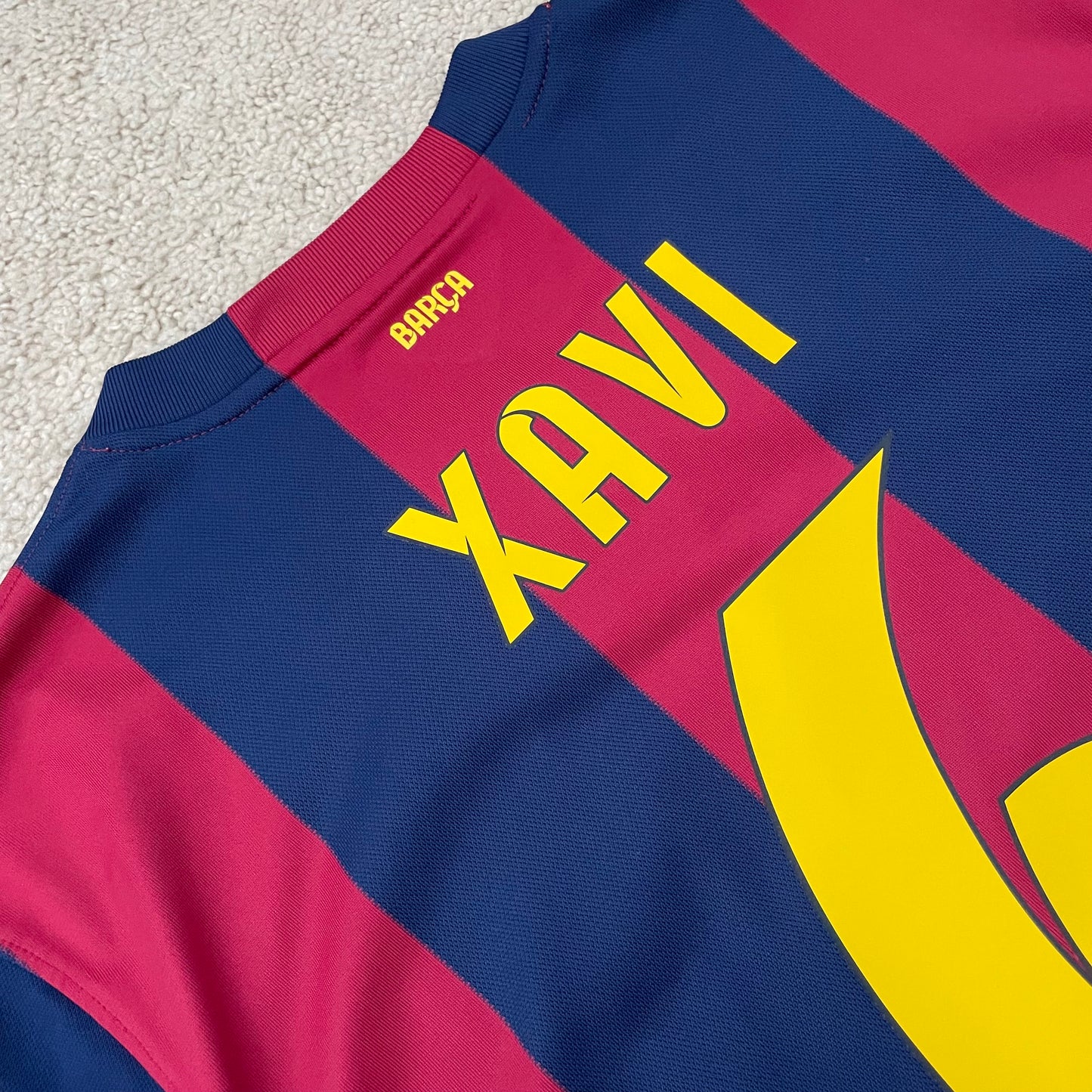 Barcelona 2014/15 home x Xavi FAREWELL EDITION #6 (L)