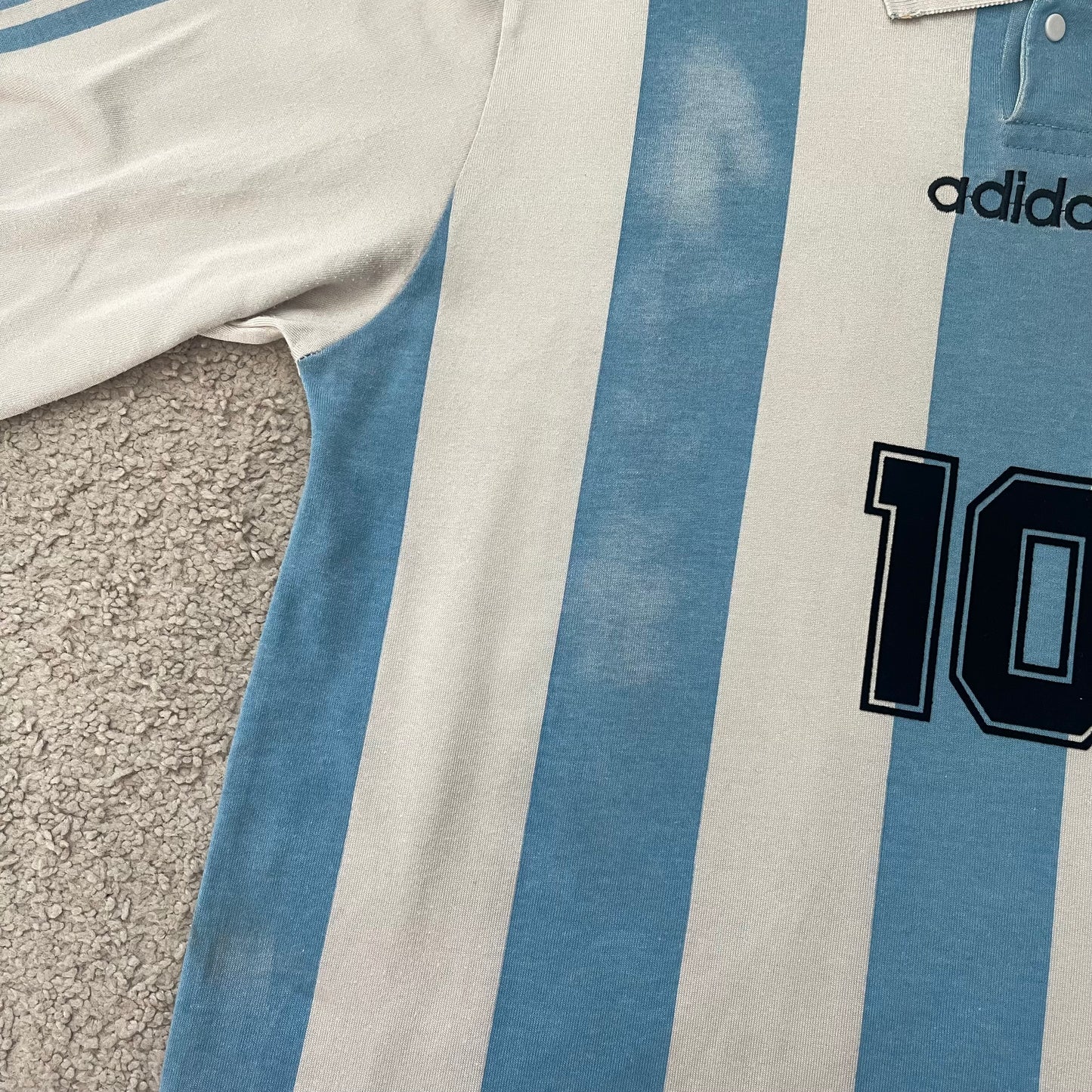 Argentina 1994 World Cup home LONG SLEEVES x Diego Armando Maradona #10 (L)