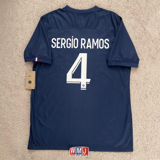 PSG 2022/23 home x Sergio Ramos #4 (L) *BRAND NEW WITH TAGS