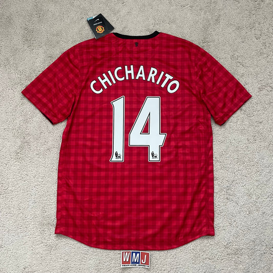 Manchester United 2012/13 home x Chicharito Hernandez #14 (L) *BRAND NEW WITH TAGS