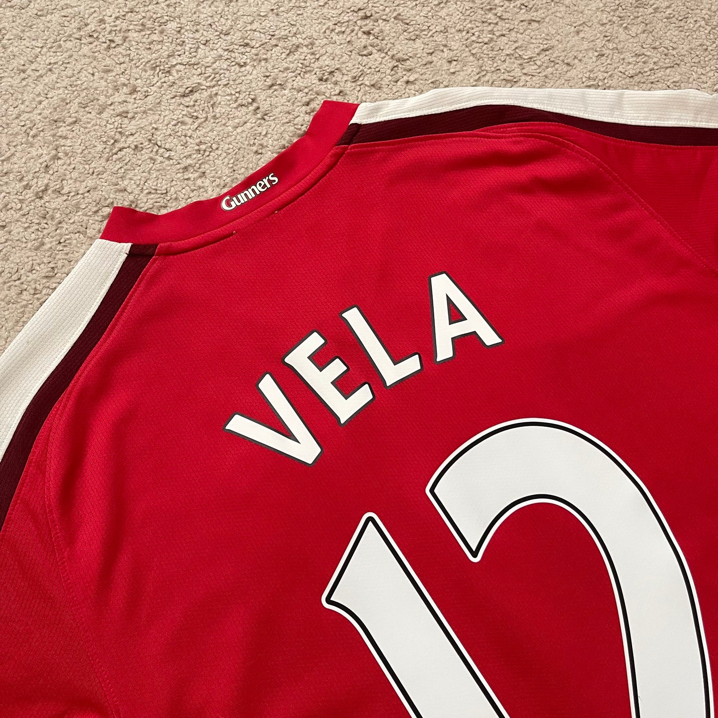 Arsenal 2008/2009/2010 home x Carlos Vela #12 (M)