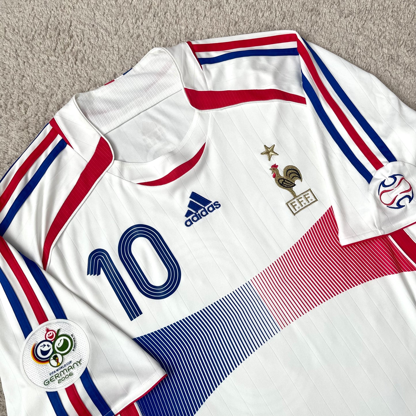 France 2006 World Cup away x Zinedine Zidane #10 (XL)