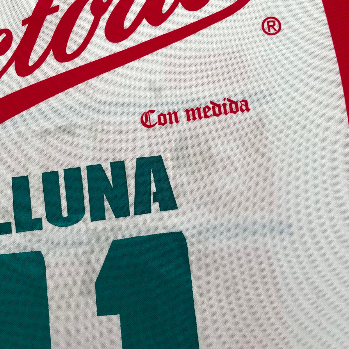 Necaxa 2001/02 home x Braulio Luna #11 (XL)