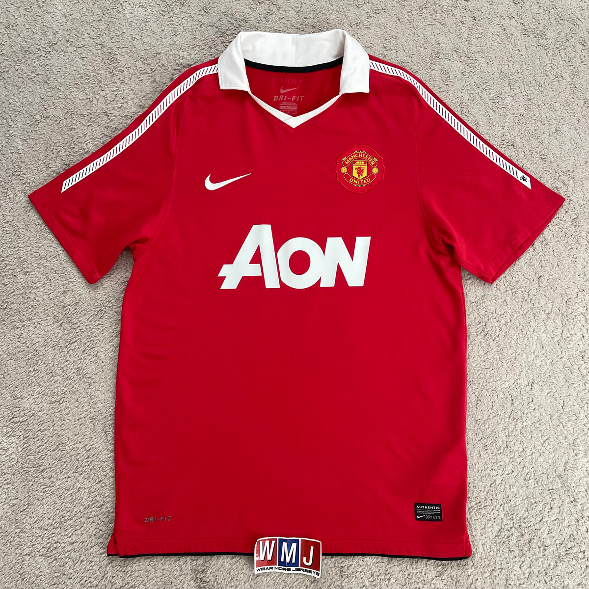 Manchester United 2010/11 home x Chicharito Hernandez #14 (M)