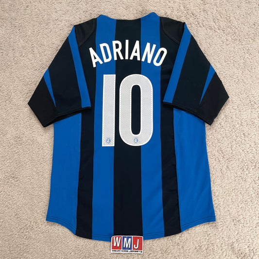 Inter 2004/05 home x Adriano #10 (M)