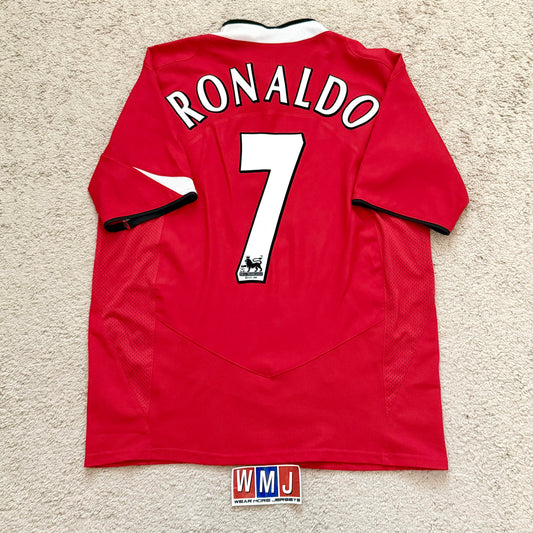 Manchester United 2004/2005/2006 home x Ronaldo #7 (M)