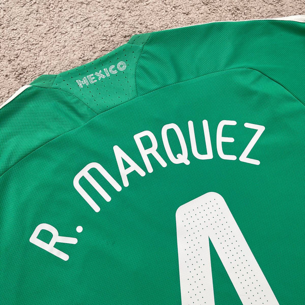 Mexico 2008/09 home 3/4 SLEEVES x Rafa Marquez #4 (XL)