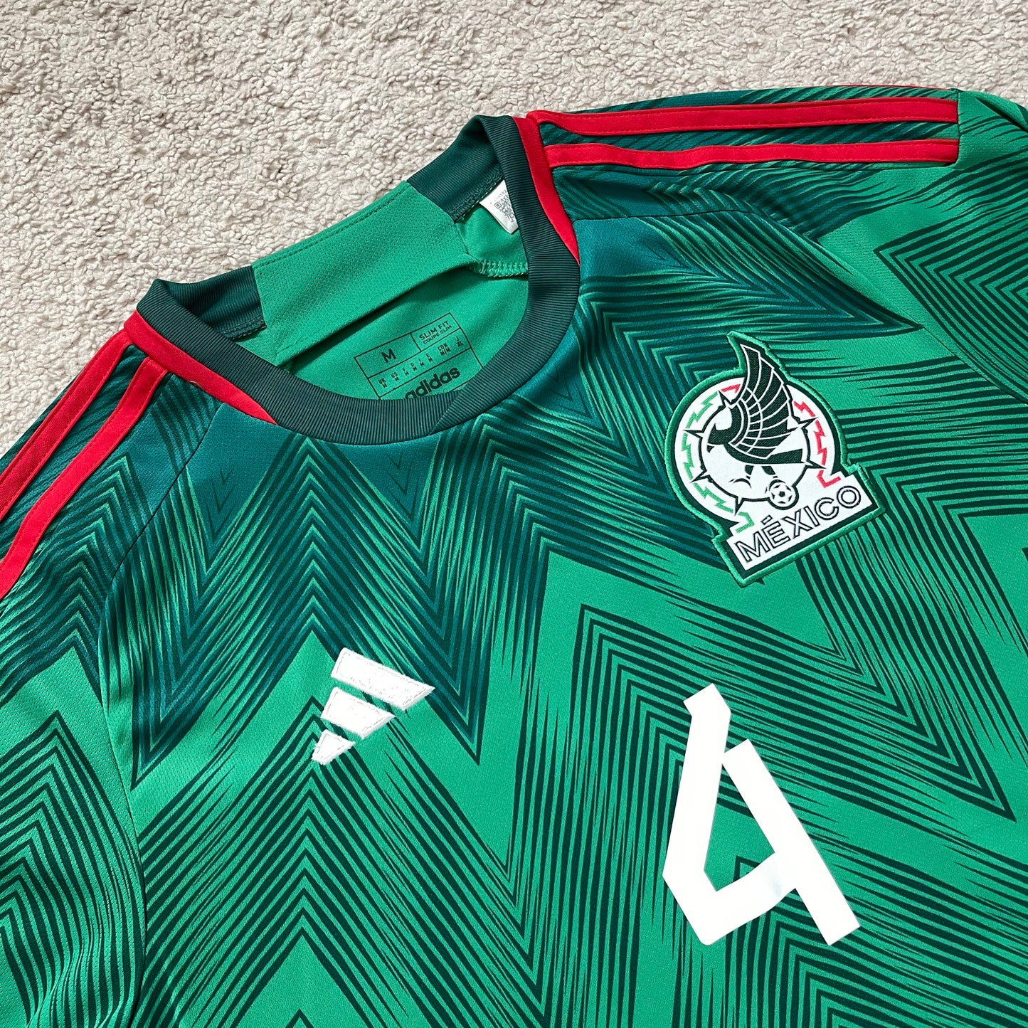 Mexico 2022 World Cup home LONG SLEEVES x Edson Alvarez #4 (M)