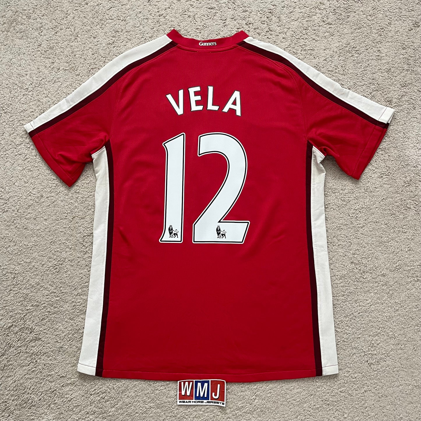 Arsenal 2008/2009/2010 home x Carlos Vela #12 (M)