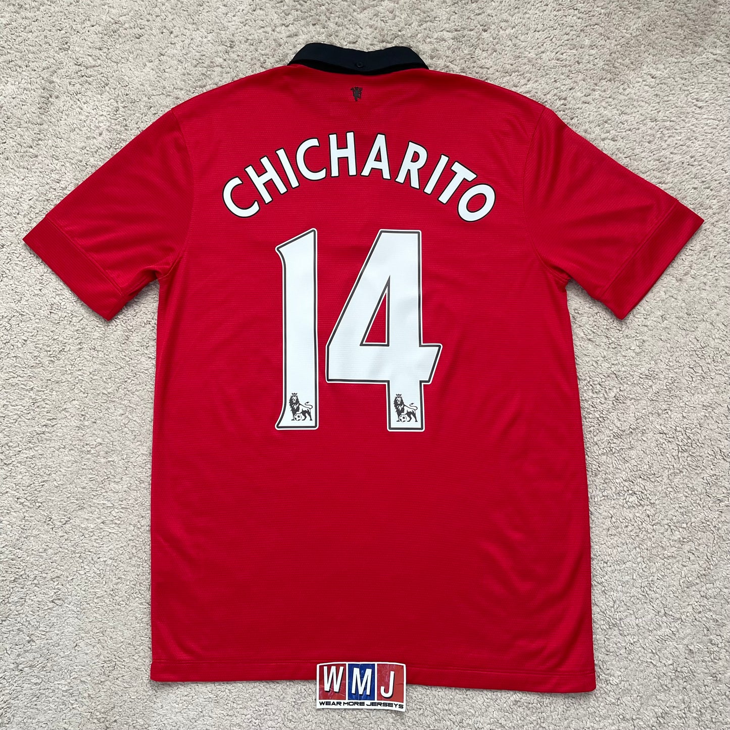 Manchester United 2013/14 home x Chicharito Hernandez #14 (M)