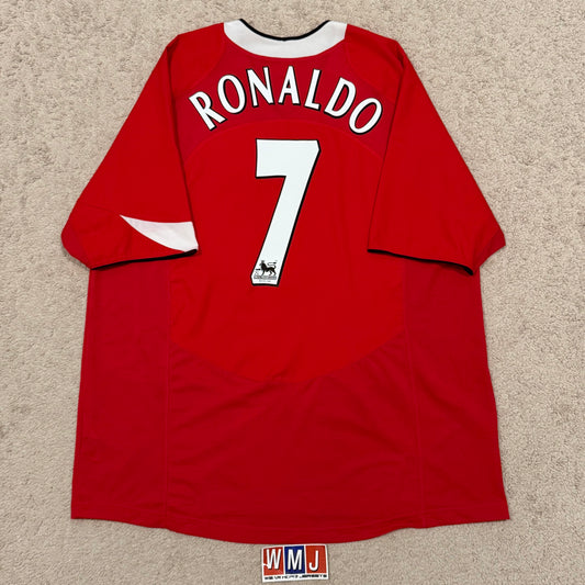 Manchester United 2004/2005/2006 home x Cristiano Ronaldo #7 (XL)