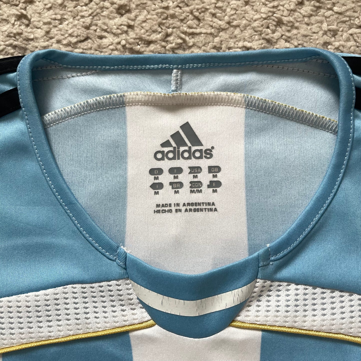 Argentina 2006 World Cup home x Messi #19 (M)