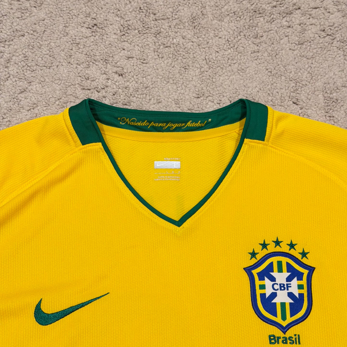 Brazil 2008/2009/2010 home x Ronaldinho #10 (L)