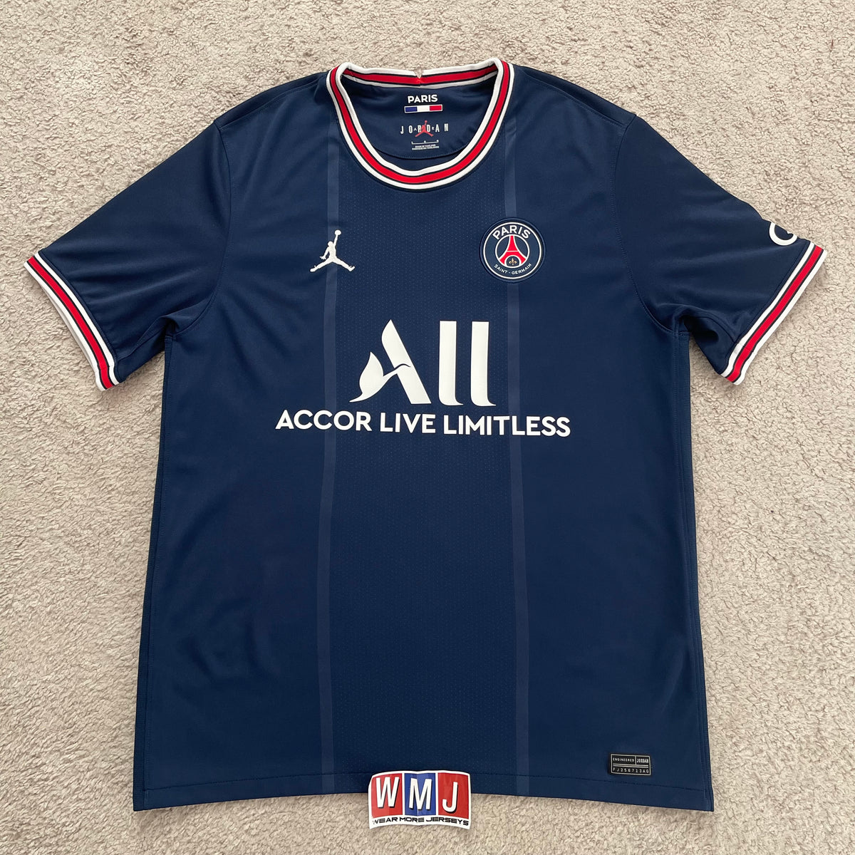 PSG 2021/22 home x Jordan x Messi #30 (L)