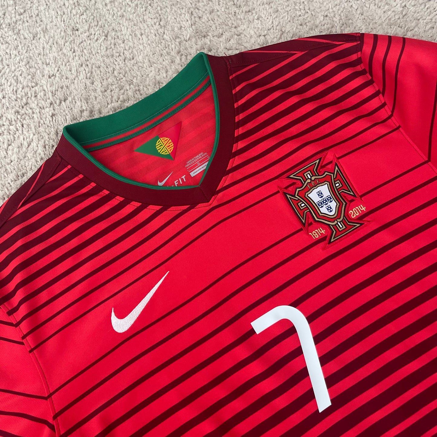Portugal 2014 World Cup home x Cristiano Ronaldo #7 (L)