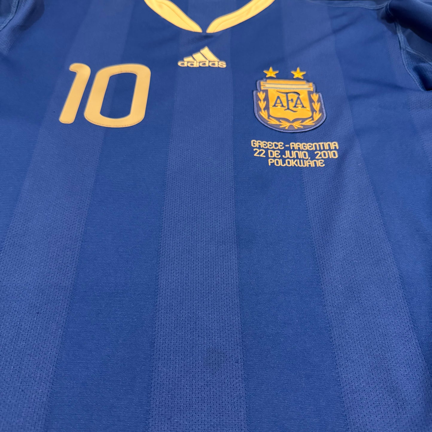 Argentina 2010 World Cup away x Messi #10 (XL)