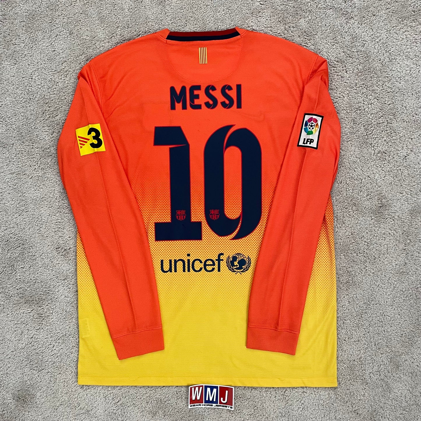 Barcelona 2012/13 away LONG SLEEVES x Messi #10 (L)