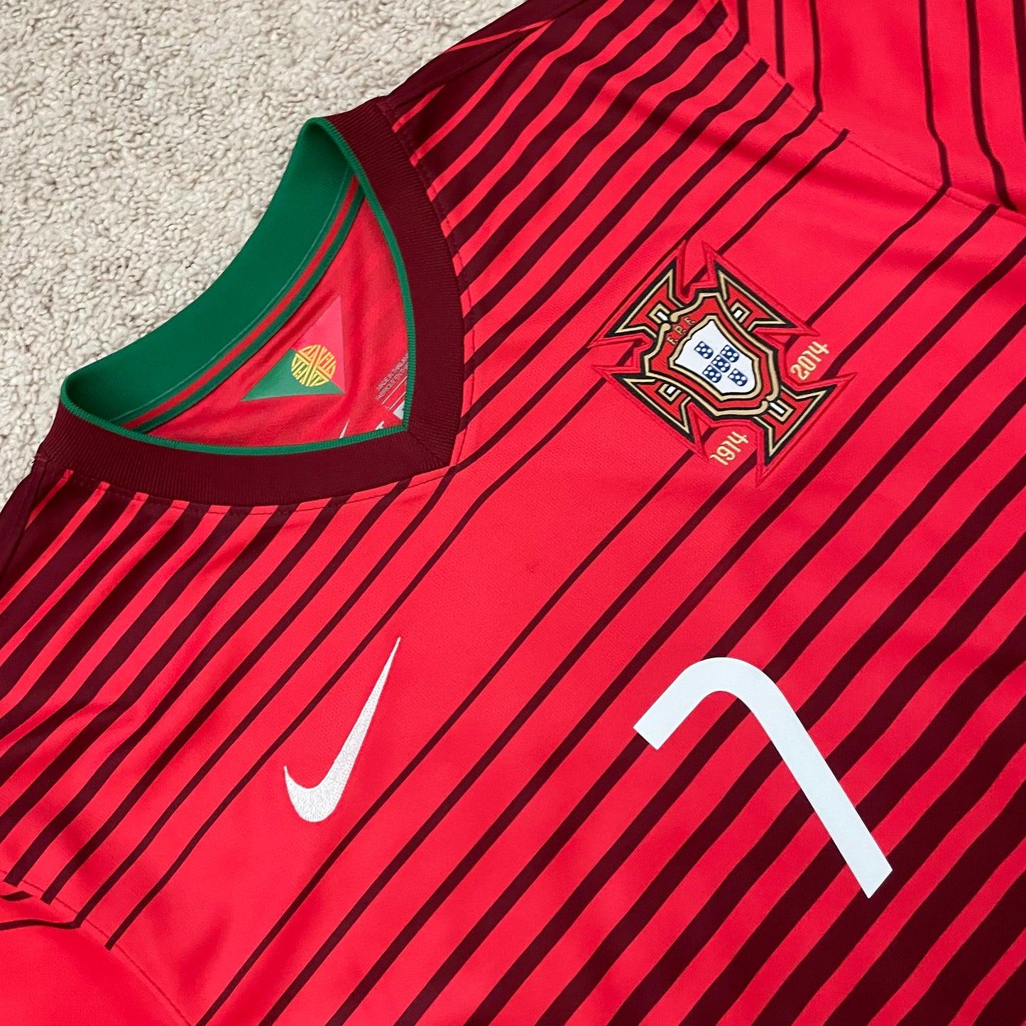 Portugal 2014 World Cup home x Cristiano Ronaldo #7 (L)