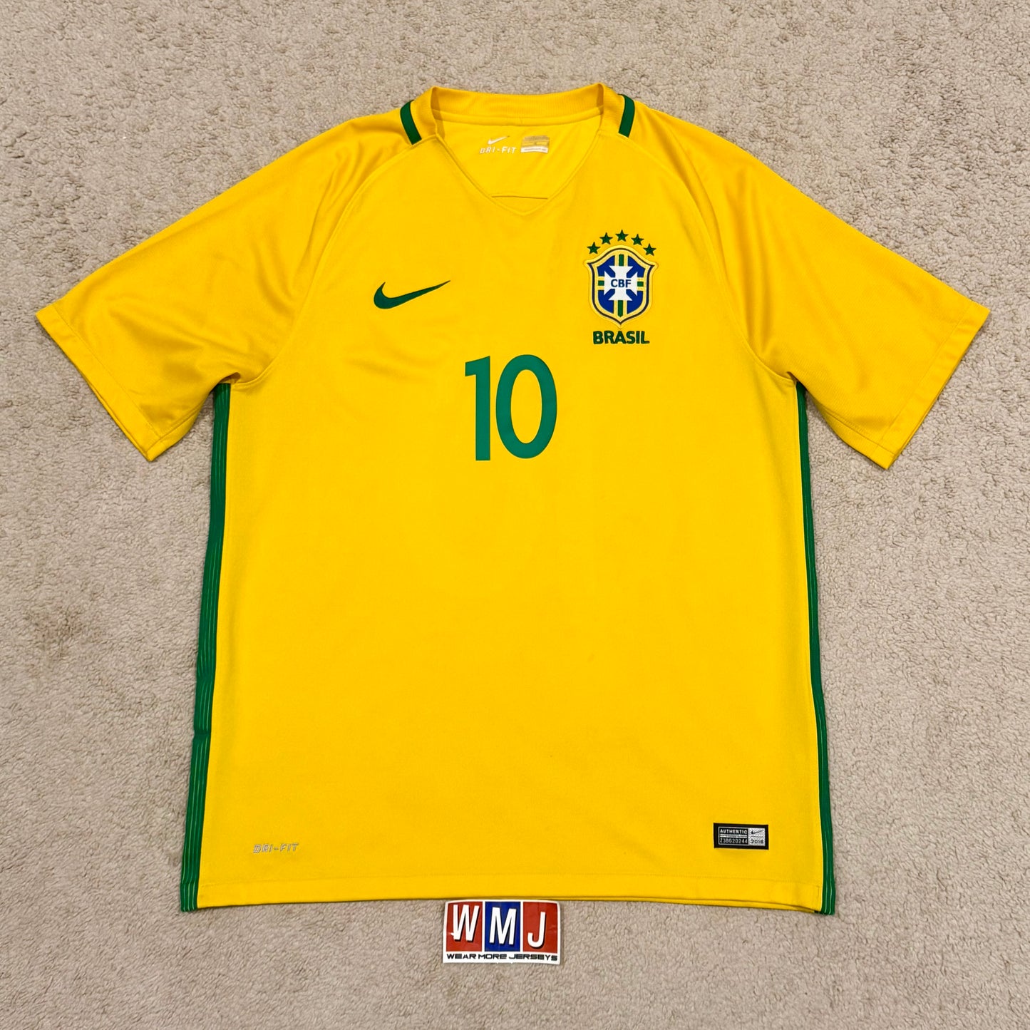 Brazil 2016/17 home x Neymar Jr #10 (L)