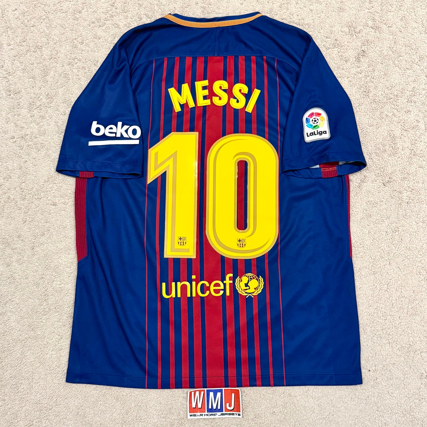 Barcelona 2017/18 home x Messi #10 (L)