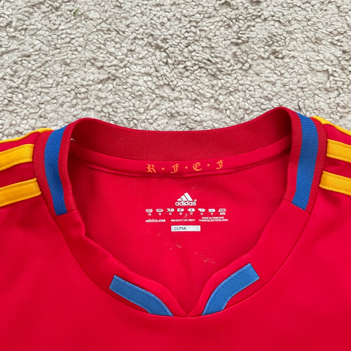 Spain 2010 World Cup home x David Villa #7 (M)