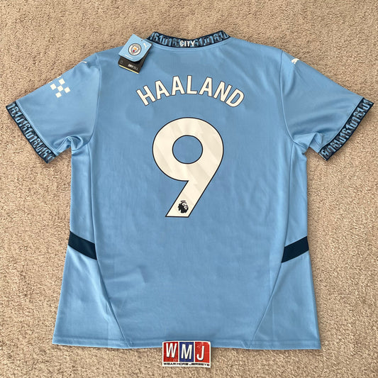 Manchester City 2024/25 home x Erling Haaland #9 (L) *BRAND NEW WITH TAGS