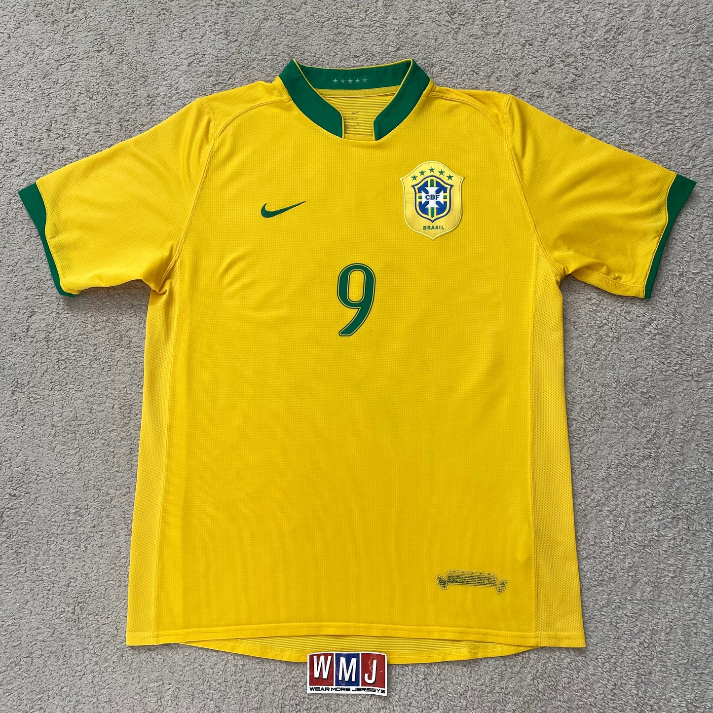Brazil 2006 World Cup home x Ronaldo Nazario #9 (L)