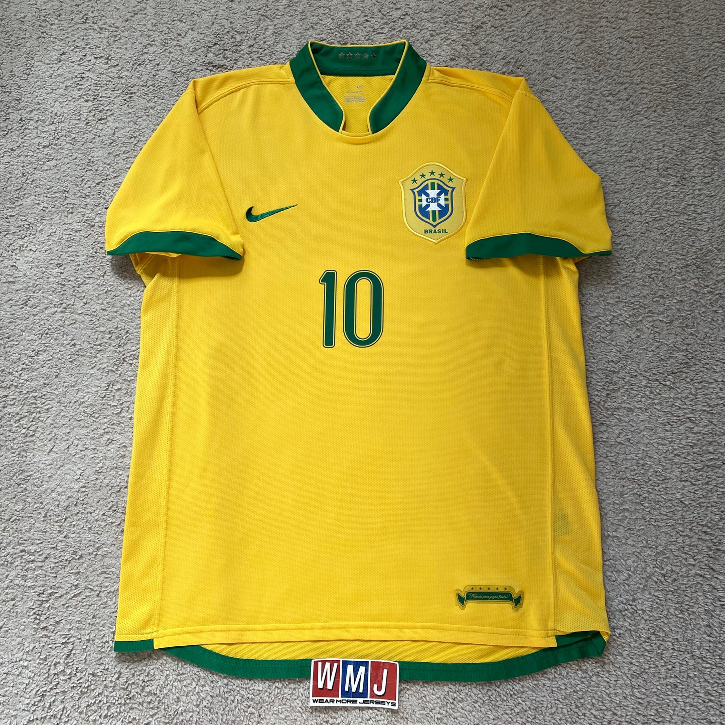 Brazil 2006 World Cup home x Ronaldinho #10 (L)