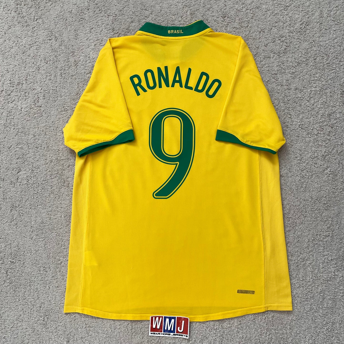 Brazil 2006 World Cup home x Ronaldo Nazario #9 (L)