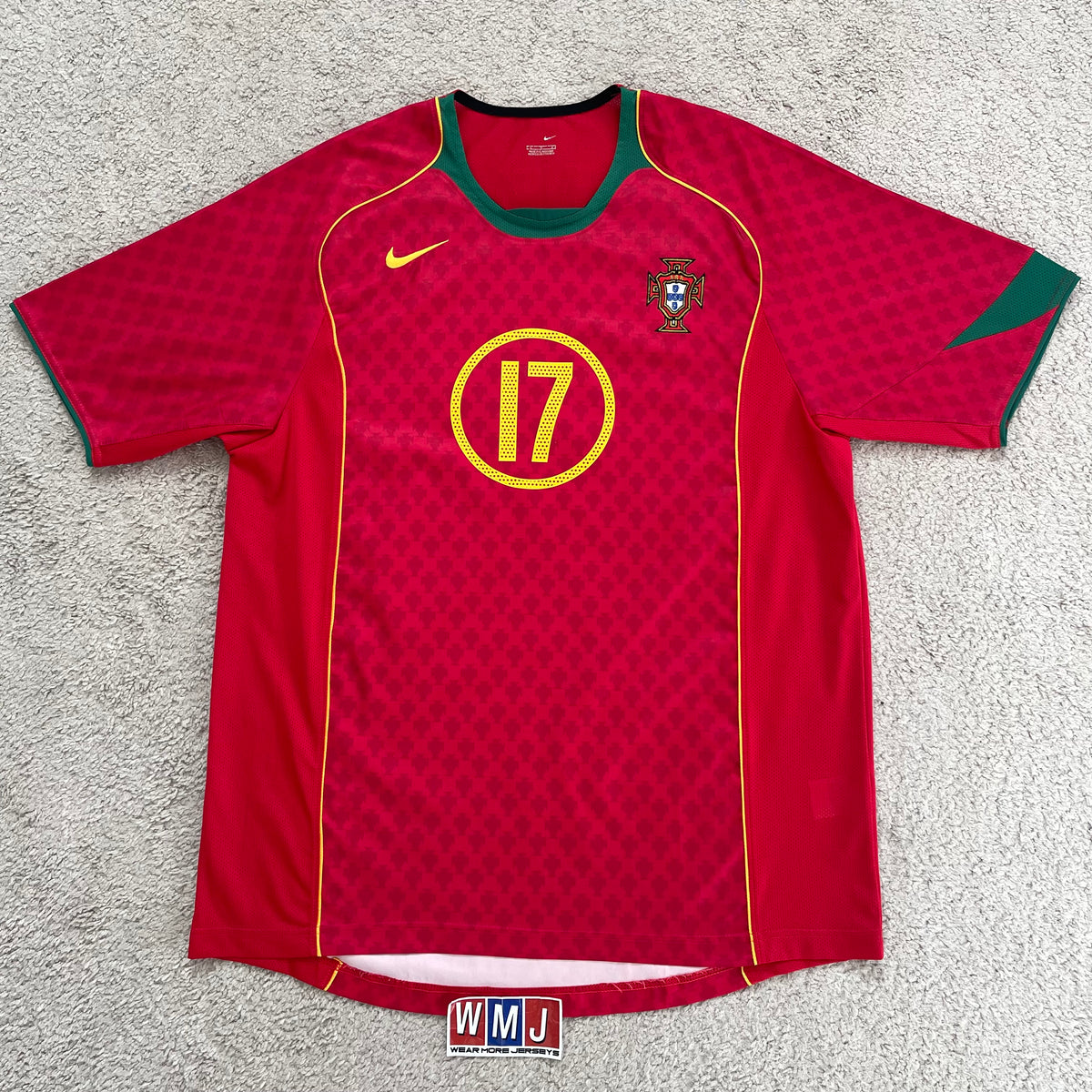 Portugal 2004 EURO home x Cristiano Ronaldo #17 (L)