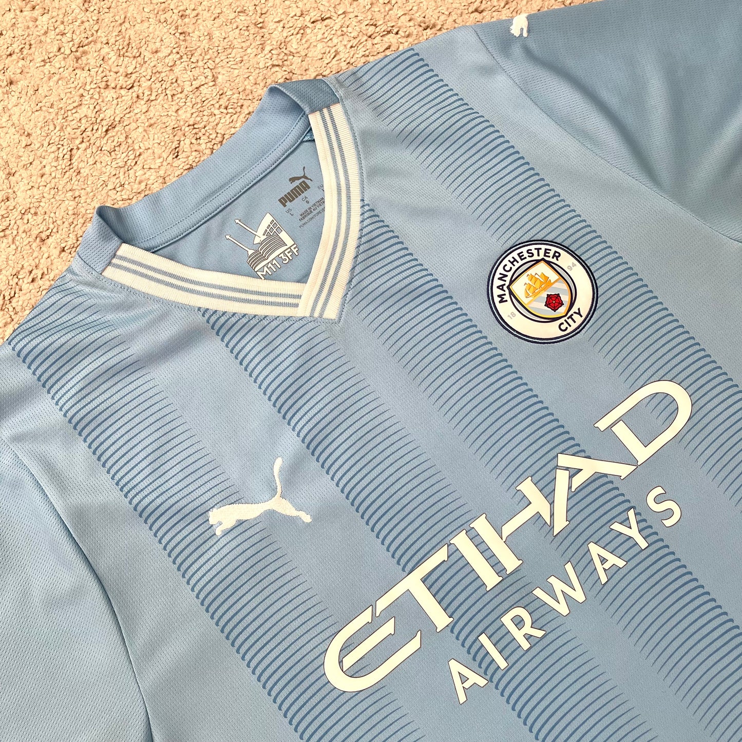 Manchester City 2023/24 home x Erling Haaland #9 (L)
