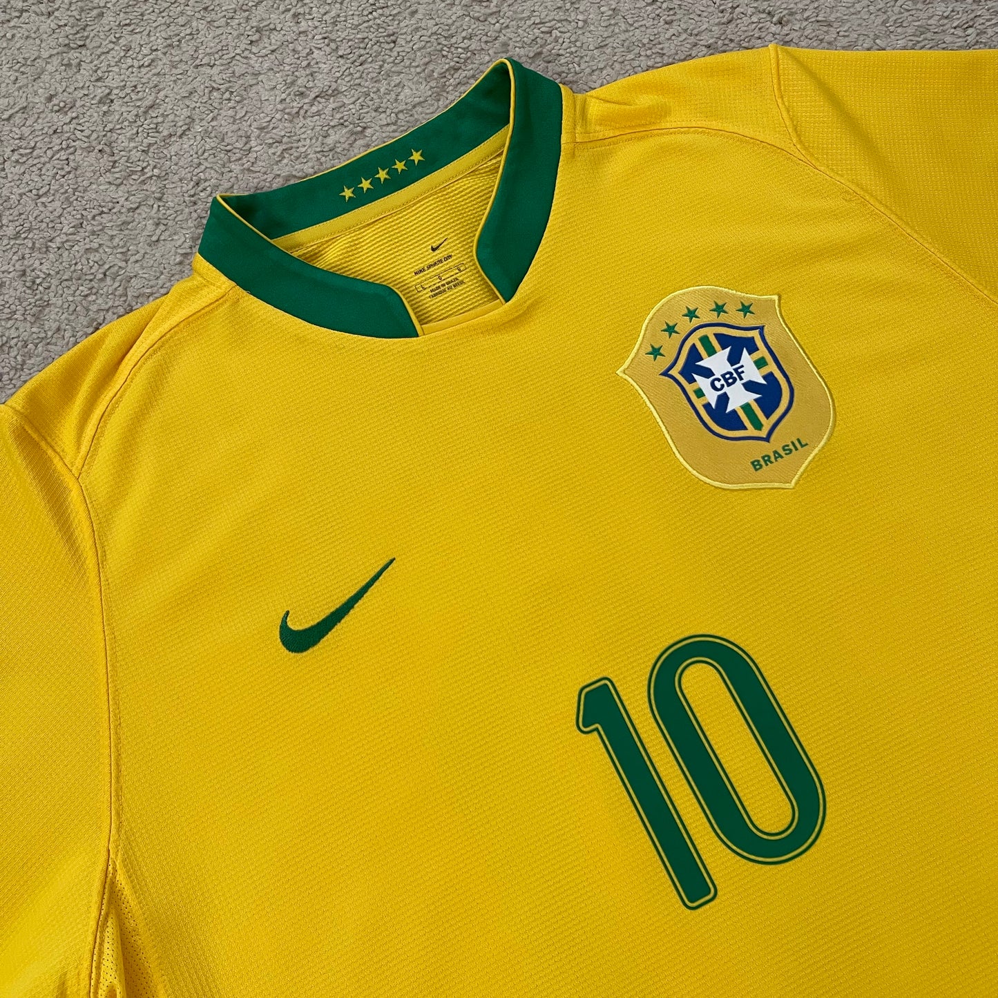 Brazil 2006 World Cup home x Ronaldinho #10 (L)