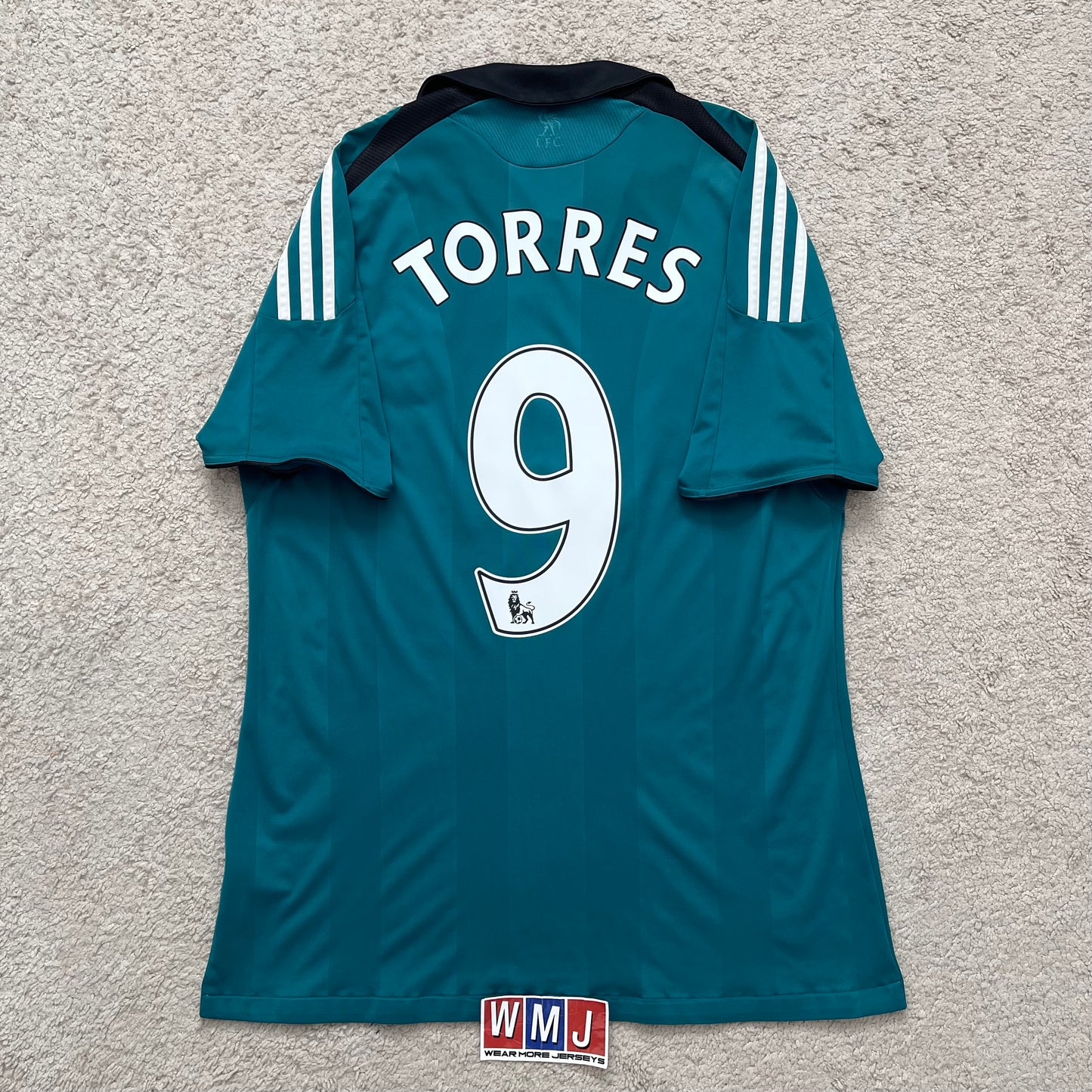 Liverpool 2008/09 third x Fernando 'El Niño' Torres #9 (M) *small hole on bottom corner