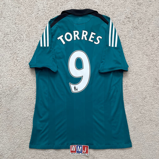 Liverpool 2008/09 third x Fernando 'El Niño' Torres #9 (M) *small hole on bottom corner