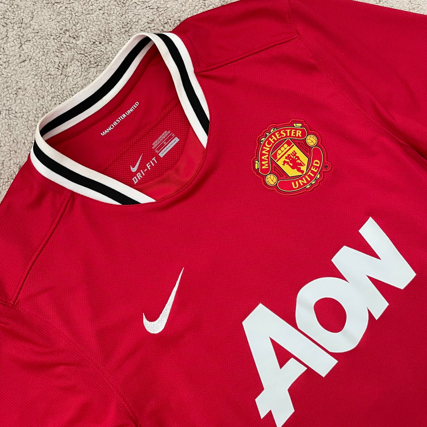 Manchester United 2011/12 home x Ji Sun Park #13 (M)