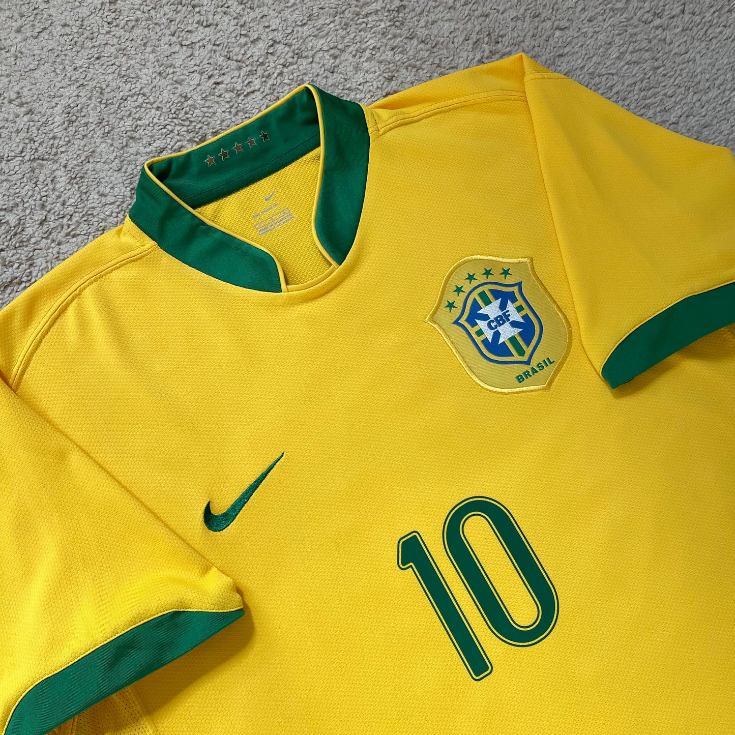 Brazil 2006 World Cup home x Ronaldinho #10 (L)