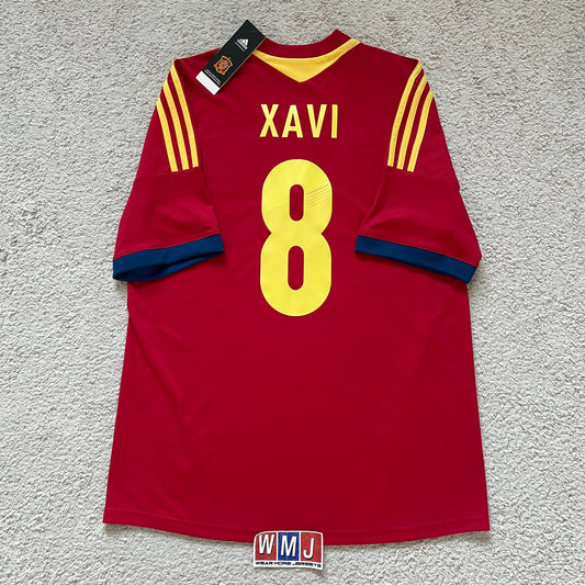 Spain 2013 Confederations Cup home x Xavi #8 (L) *BRAND NEW WITH TAGS